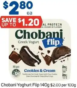 Foodland Chobani Yoghurt Flip offer