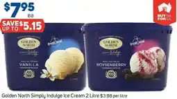 Foodland Golden North Simply Indulge Ice Cream offer