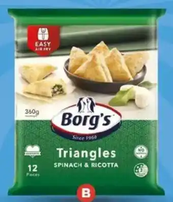Foodland Borg's Triangles offer