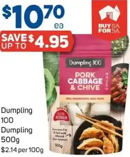 Foodland Dumpling 100 offer