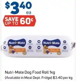 Foodland Nutri-Mate Dog Food Roll offer