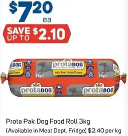 Foodland Prota Pak Dog Food Roll offer