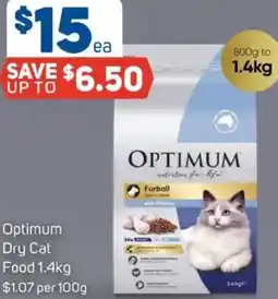 Foodland Optimum Dry Cat Food offer