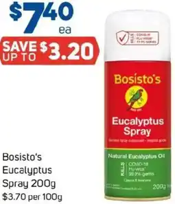 Foodland Bosisto's Eucalyptus Spray offer