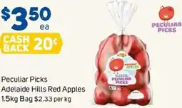 Foodland Peculiar Picks Adelaide Hills Red Apples offer