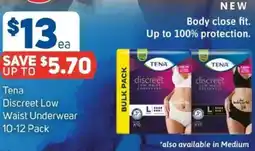 Foodland Tena Discreet Low Waist Underwear offer