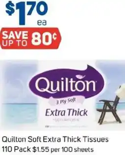 Foodland Quilton Soft Extra Thick Tissues offer