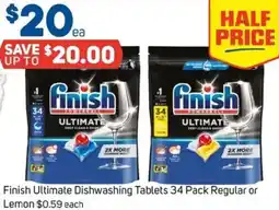 Foodland Finish Ultimate Dishwashing Tablets offer