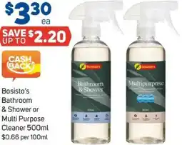 Foodland Bosisto's Bathroom & Shower or Multi Purpose Cleaner offer