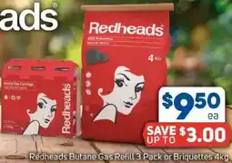 Foodland Redheads Butane Gas Refill offer
