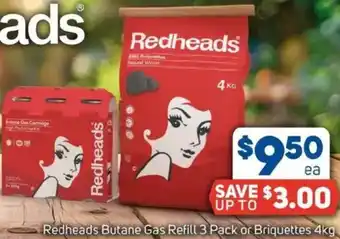 Foodland Redheads Butane Gas Refill offer
