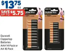 Foodland Duracell Coppertop Batteries offer