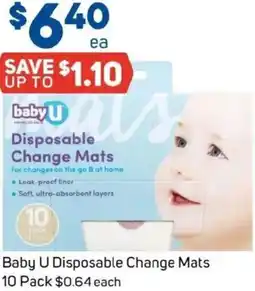 Foodland Baby U Disposable Change Mats offer