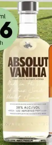 Foodland Absolut Vodka offer