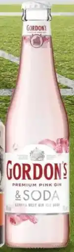 Foodland Gordon's Pink Gin & Soda Bottles offer