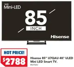 Harvey Norman Hisense 85" 4K ULED Mini LED Smart TV offer
