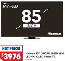 Harvey Norman Hisense 85" ULED Mini LED 4K QLED Smart TV offer