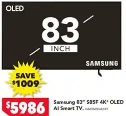 Harvey Norman Samsung 83″ 4K OLED AI Smart TV offer