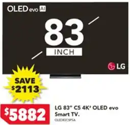Harvey Norman LG 83" C5 4K OLED evo Smart TV offer