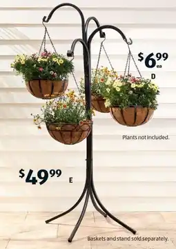 ALDI 4-Way Garden Basket Tree offer