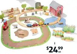 ALDI Wooden Train Set offer
