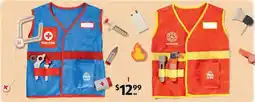 ALDI Wooden Role Play Vests offer