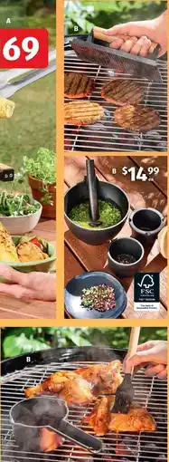 ALDI Cast Iron BBQ Prep Accessories offer