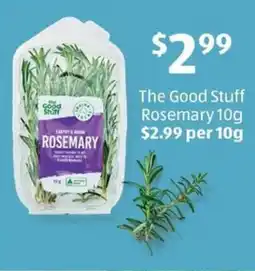 ALDI The Good Stuff Rosemary offer