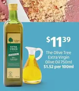 ALDI The Olive Tree Extra Virgin Olive Oil offer