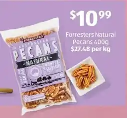 ALDI Forresters Natural Pecans offer