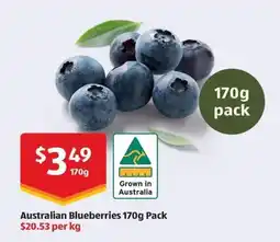 ALDI Australian Blueberries offer
