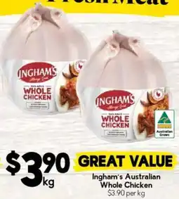 Drakes Ingham's Australian Whole Chicken offer