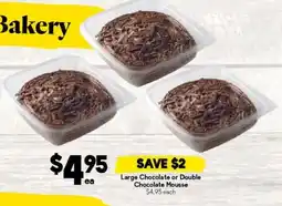 Drakes Large Chocolate or Double Chocolate Mousse offer