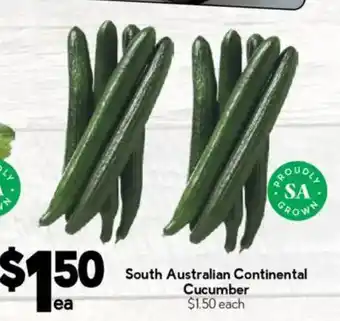 Drakes South Australian Continental Cucumber offer