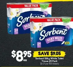Drakes Sorbent Silky White Toilet Tissue offer