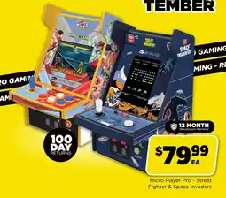 Smokemart & GiftBox Micro Player Pro - Street Fighter & Space Invaders offer