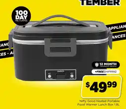 Smokemart & GiftBox Nifty Good Heated Portable Food Warmer Lunch Box offer