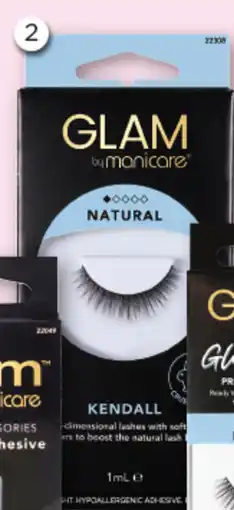 Good Price Pharmacy Glam by Manicare Lashes Natural Kendall offer