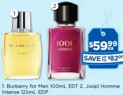 Good Price Pharmacy Burberry for Men offer