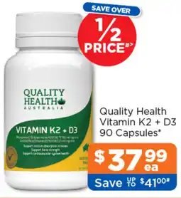 Good Price Pharmacy Quality Health Vitamin K2 + D3 offer