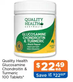 Good Price Pharmacy Quality Health Glucosamine Chondroitin & Turmeric offer