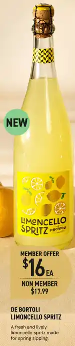 Dan Murphy's De bortoli limoncello spritz offer