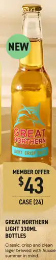 Dan Murphy's Great northern light bottles offer