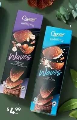 ALDI Choceur Delightful Chocolate Waves offer