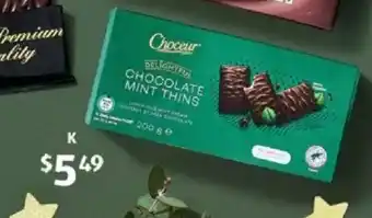 ALDI Choceur Delightful Chocolate Mint Thins offer