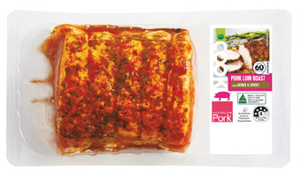 Woolworths Woolworths cook pork loin mini roast with herbs & spices offer