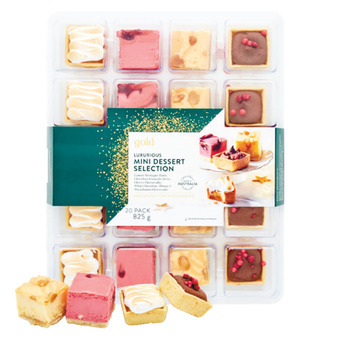 Woolworths Gold premium mini desserts pk 20 offer