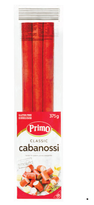 Woolworths Primo cabanossi 375g – from the deli offer