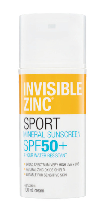 Woolworths Invisible zinc waterproof sunscreen spf50+ 100ml offer