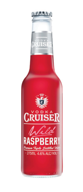 Woolworths Vodka cruiser wild raspberry bottles 24x275ml offer
